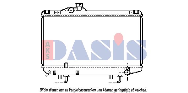 AKS DASIS Jäähdytin,moottorin jäähdytys 213250N